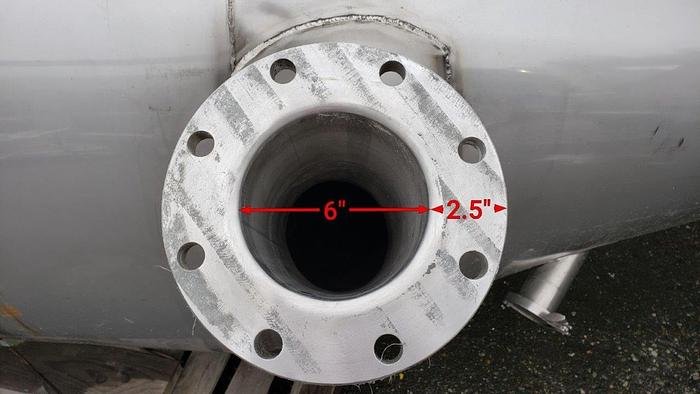 Used Custom Metalcraft SS Industrial Cyclone Dust Collector