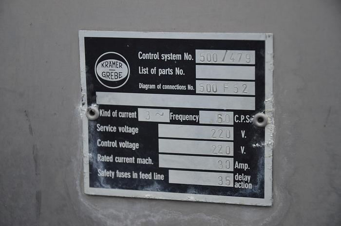 Used Kramer+Grebe Tiromat Thermoformer