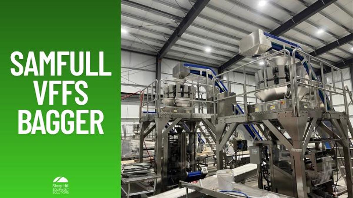 Used Samfull Vertical Form Fill Seal Packaging Machine