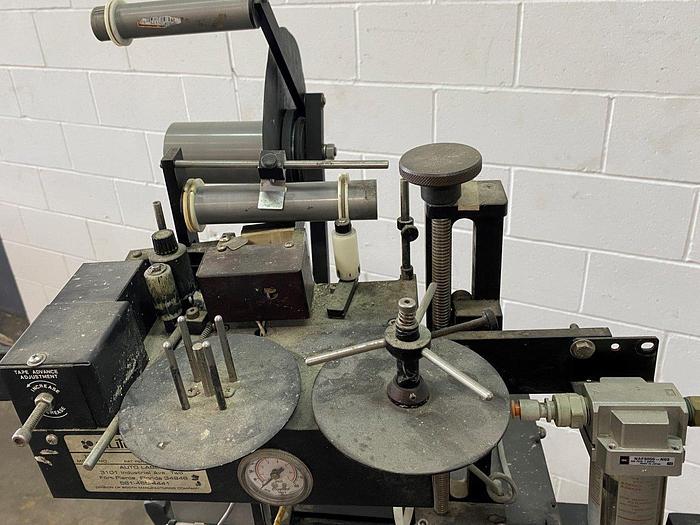 Used Auto Labe 110RH Single-Head Labeller with 310 Imprinter