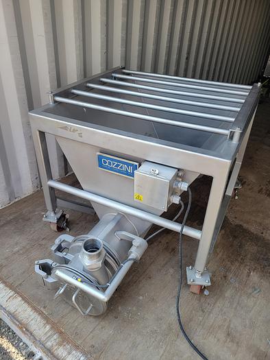 Used Cozzini Versamill Emulsifier & Screw Loader Pump