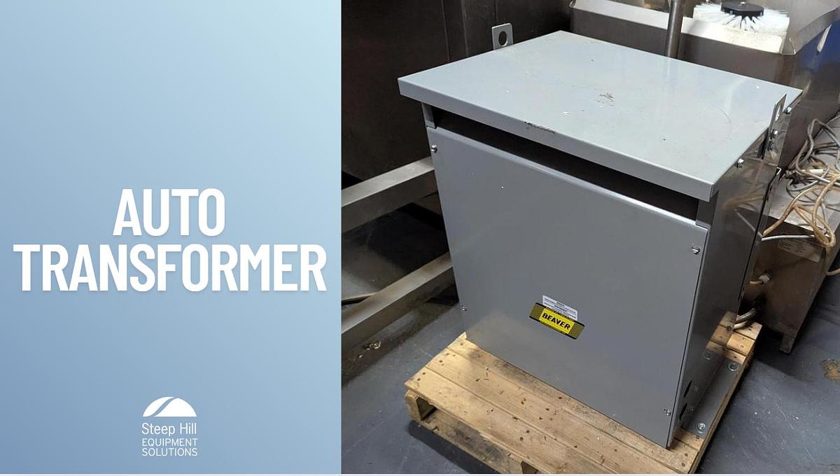 Used Beaver 75kVA 480-600V Auto Transformer