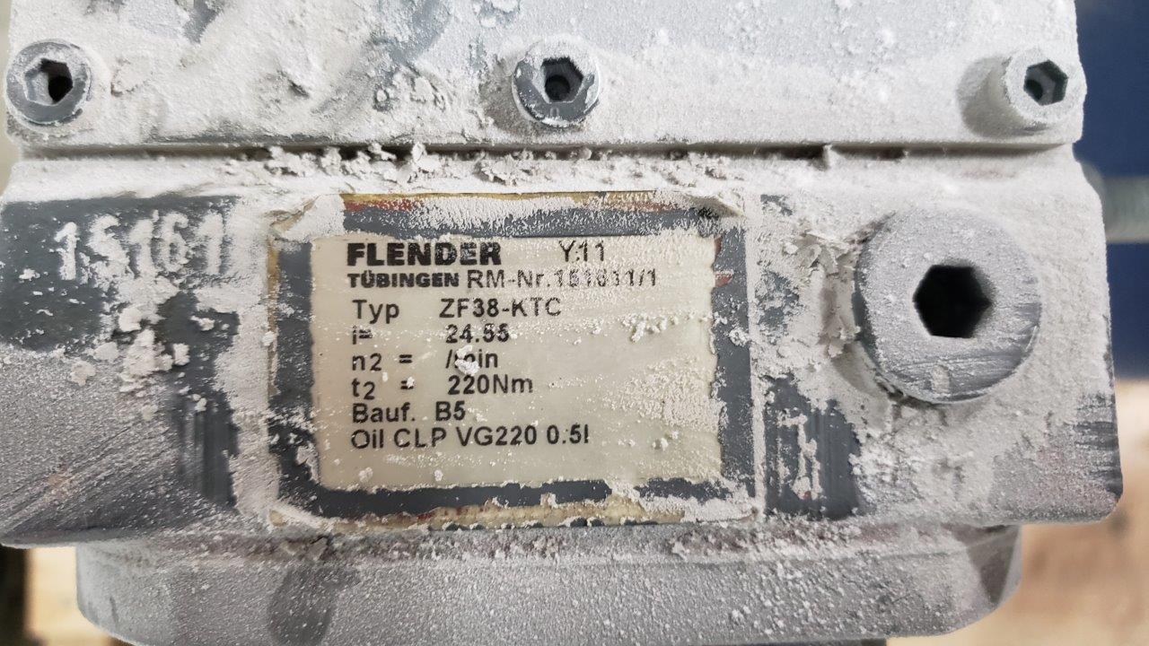 Used WAM Single Shaft Screw Feeder with Hopper