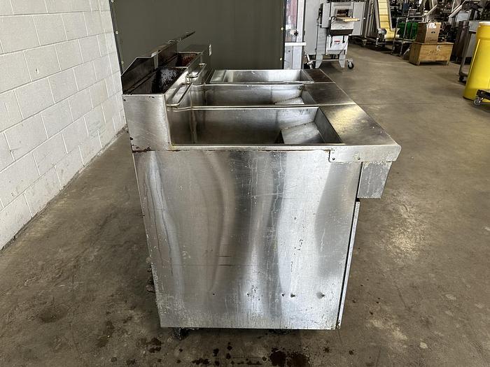 Used Quest Double Deep Fryer with Filtration