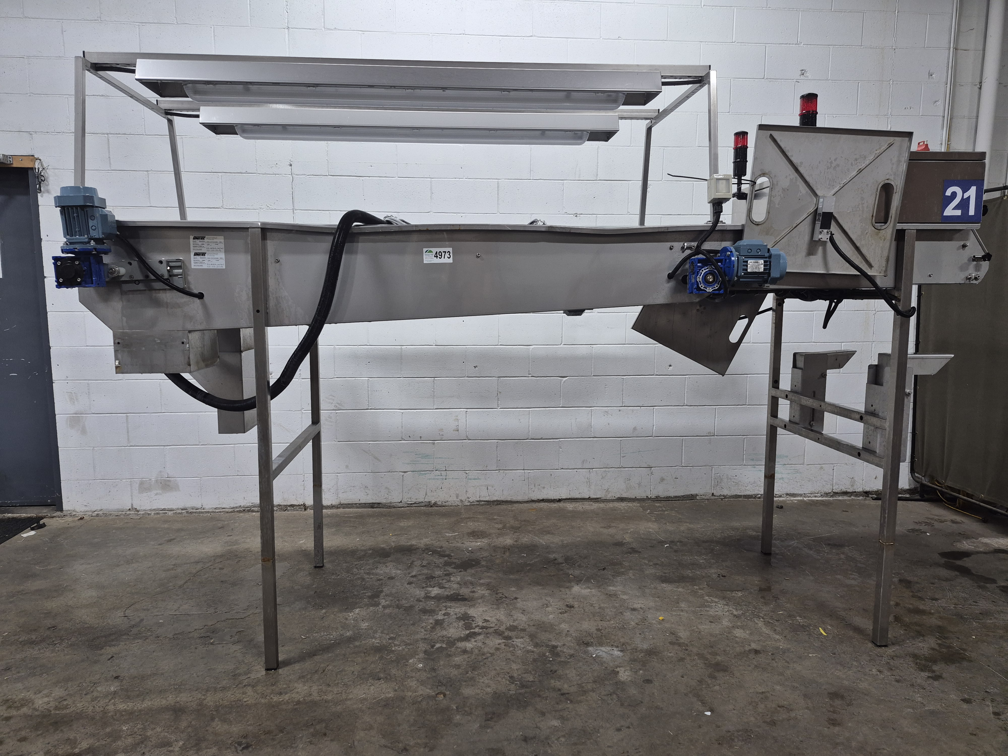 Used Unitec 2-Lane Inspection & Box Filler