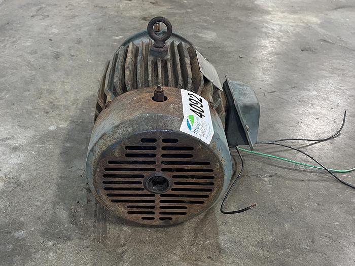 Used Reliance Electric P18G3833A 5 Hp Motor
