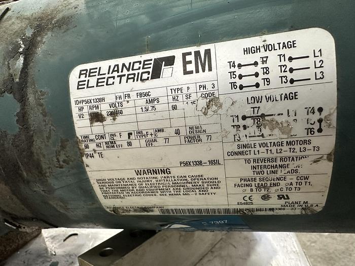 Used Tecweigh Volumetric Auger Feeder