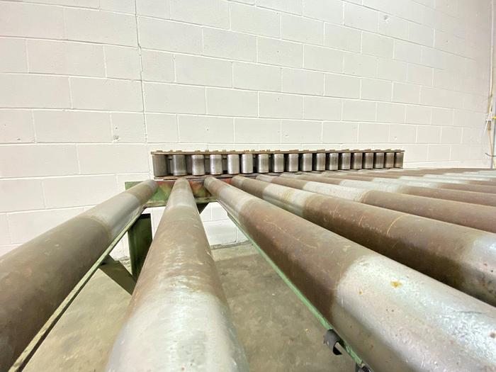 Used 5'8 Roller Conveyor