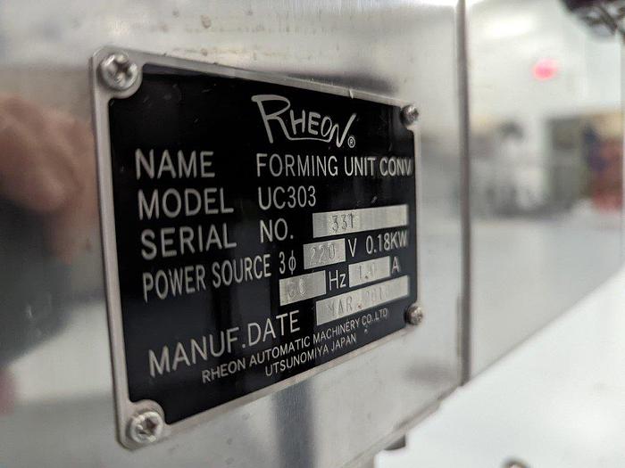 Used Rheon UC303 Former & Divider