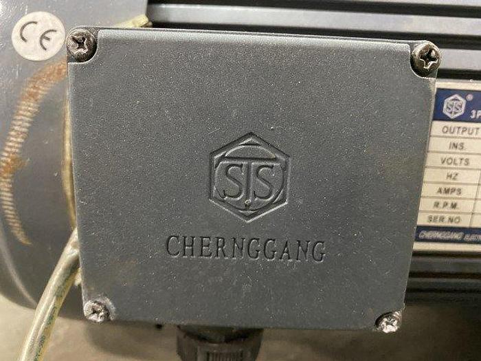 Used Chernggang 2 HP Motor & Gear Reducer