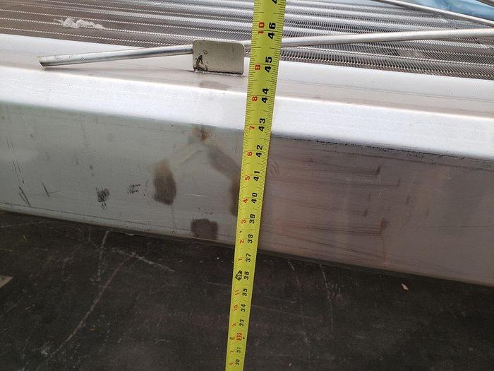 Used 10' Wire Belt Inspection Conveyor