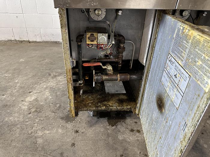 Used Quest Double Deep Fryer with Filtration