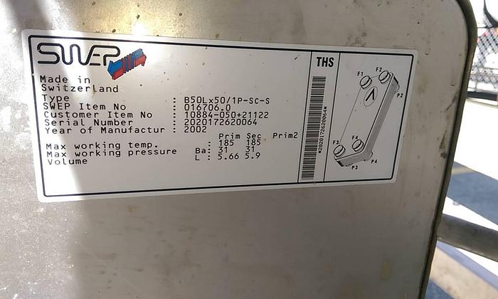Used Steam/Water Industrial Pump Setup