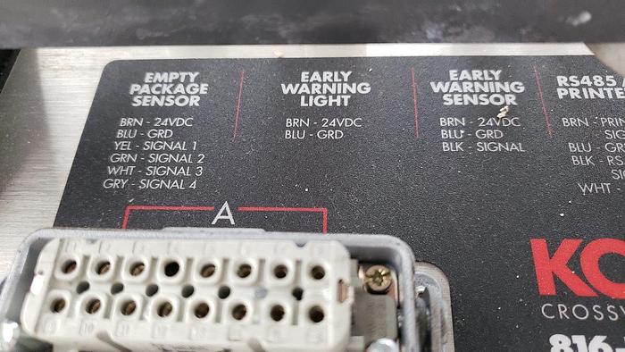 Used Koch Crossweb Labeler Control Box