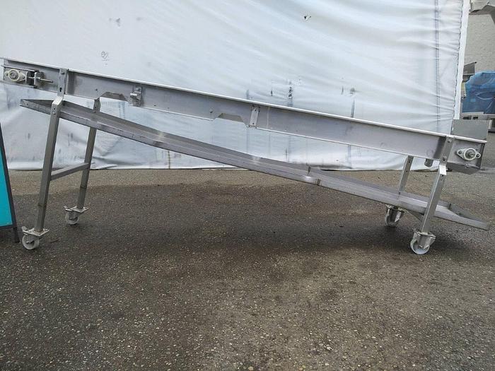 Used 9' Wire Incline Conveyor