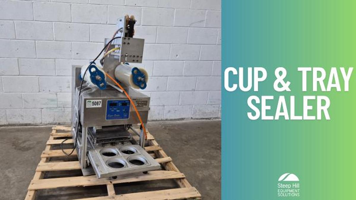 Used Japak KE TO-900 Automatic Cup & Tray Sealer
