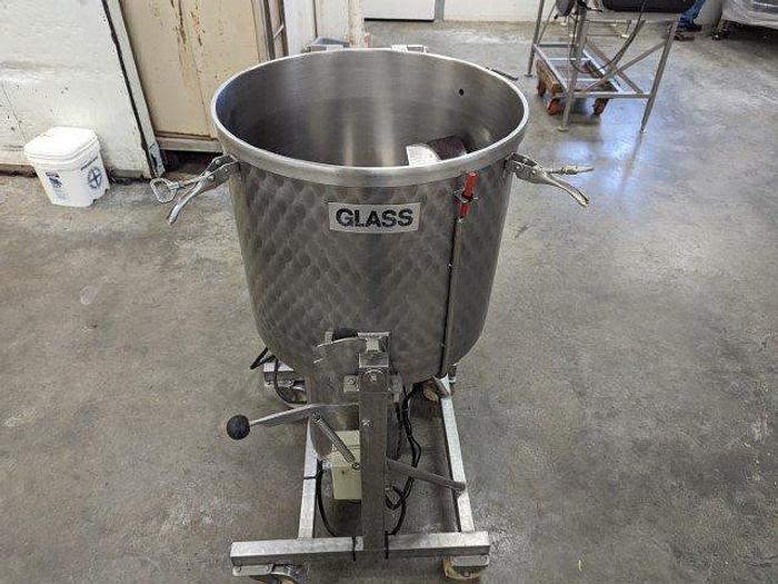 Used H. Glass Vacuum Meat Tumbler