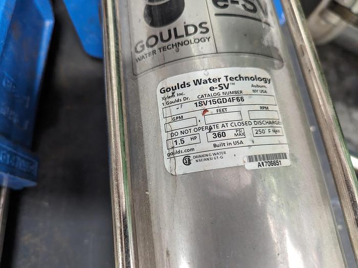 Used Goulds E-SV Pumps