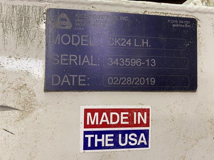 Used Kice Cyclone Collector & Rotary Airlock