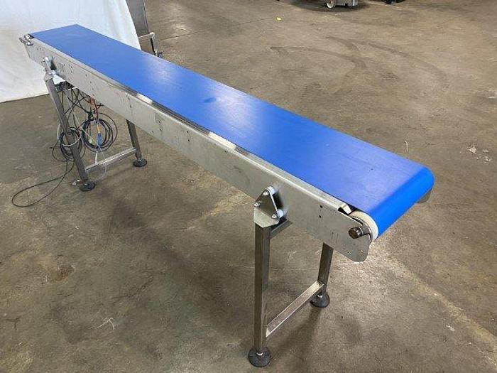 Used 8' Flat Belt Conveyor