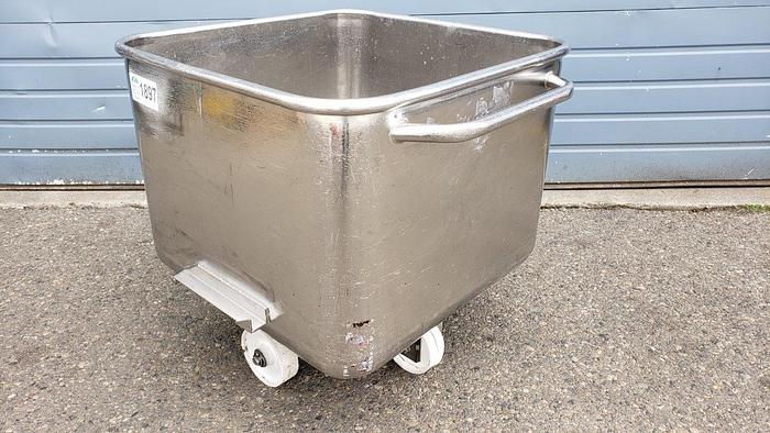Used Stainless Steel 200L Meat Buggy