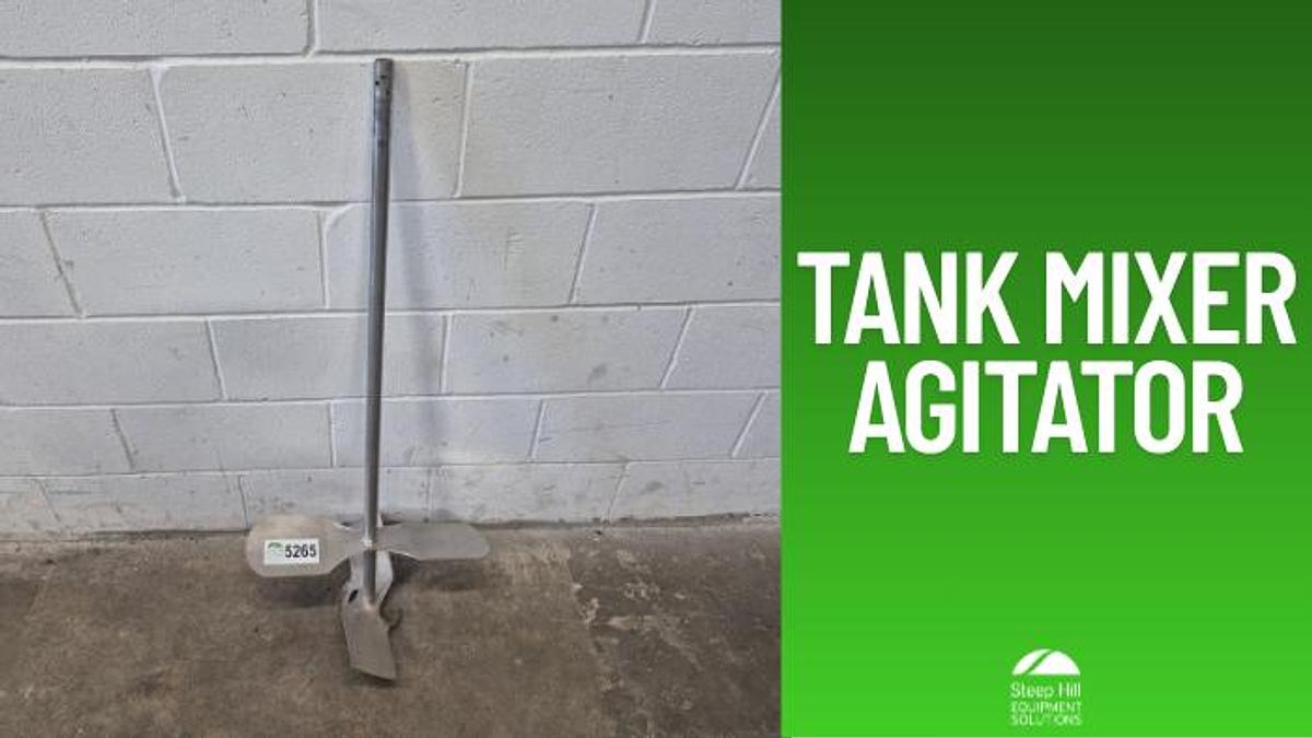 Used Tank Mixer Agitator