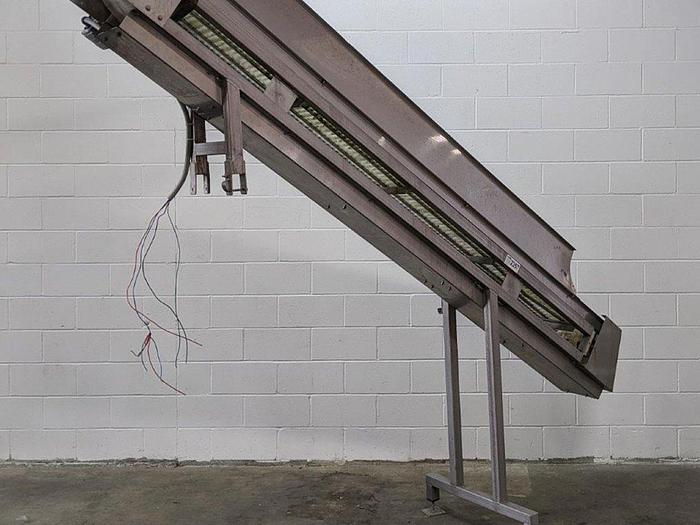Used 10'L Incline Conveyor