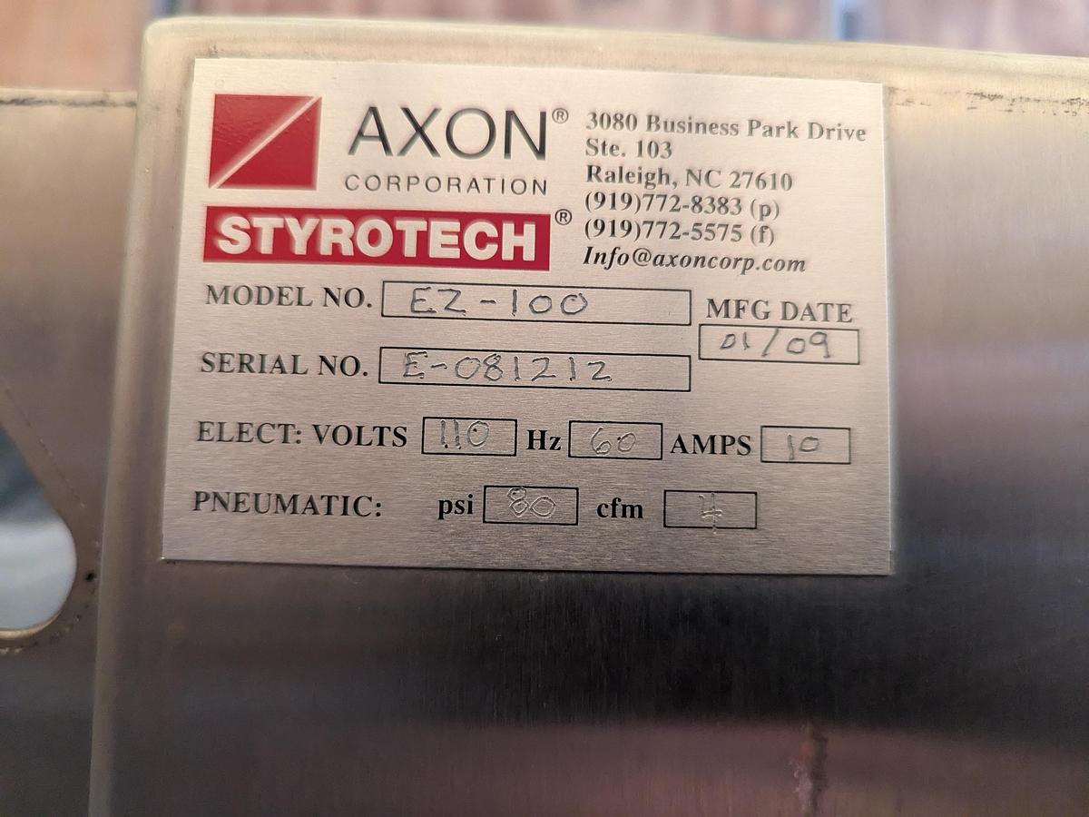 Used Axxon Shrink Sleeve Applicator and Shrink Tunnel