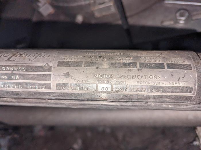 Used Breddo Likwifier Jacketed Mixer LORWWSS