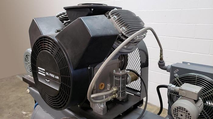 Used Atlas Copco LE Oil Free Piston Air Compressor