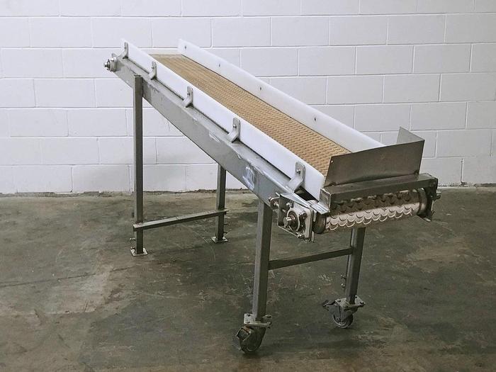 Used 7'L Incline Conveyor