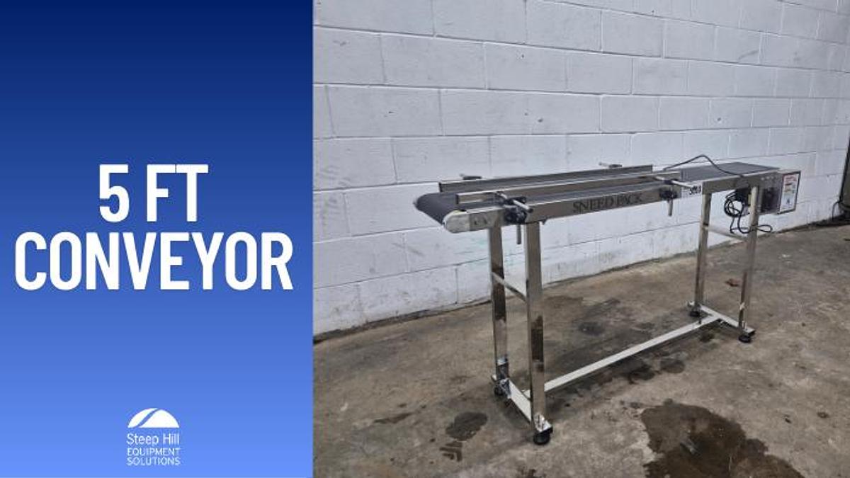 Used Sneed-Pack Inkjet Coding Conveoyr