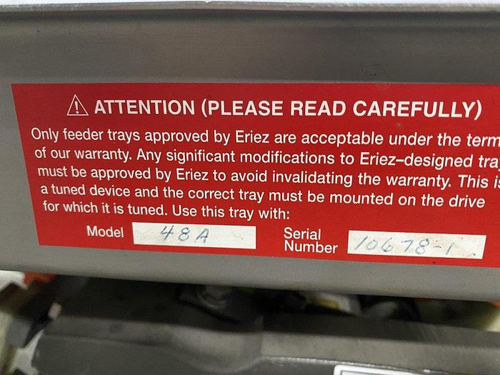 Used Eriez 48A Hi-Vi Vibratory Feeder