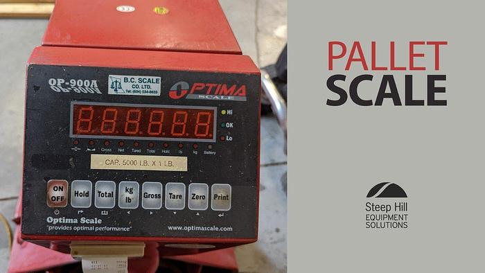 Used Optima OP-900A Pallet Jack Scale