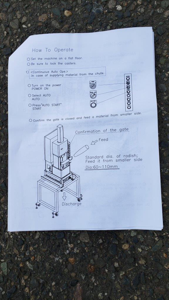 Used Namoku Tsuma-Taro Vegetable Spiral Cutter