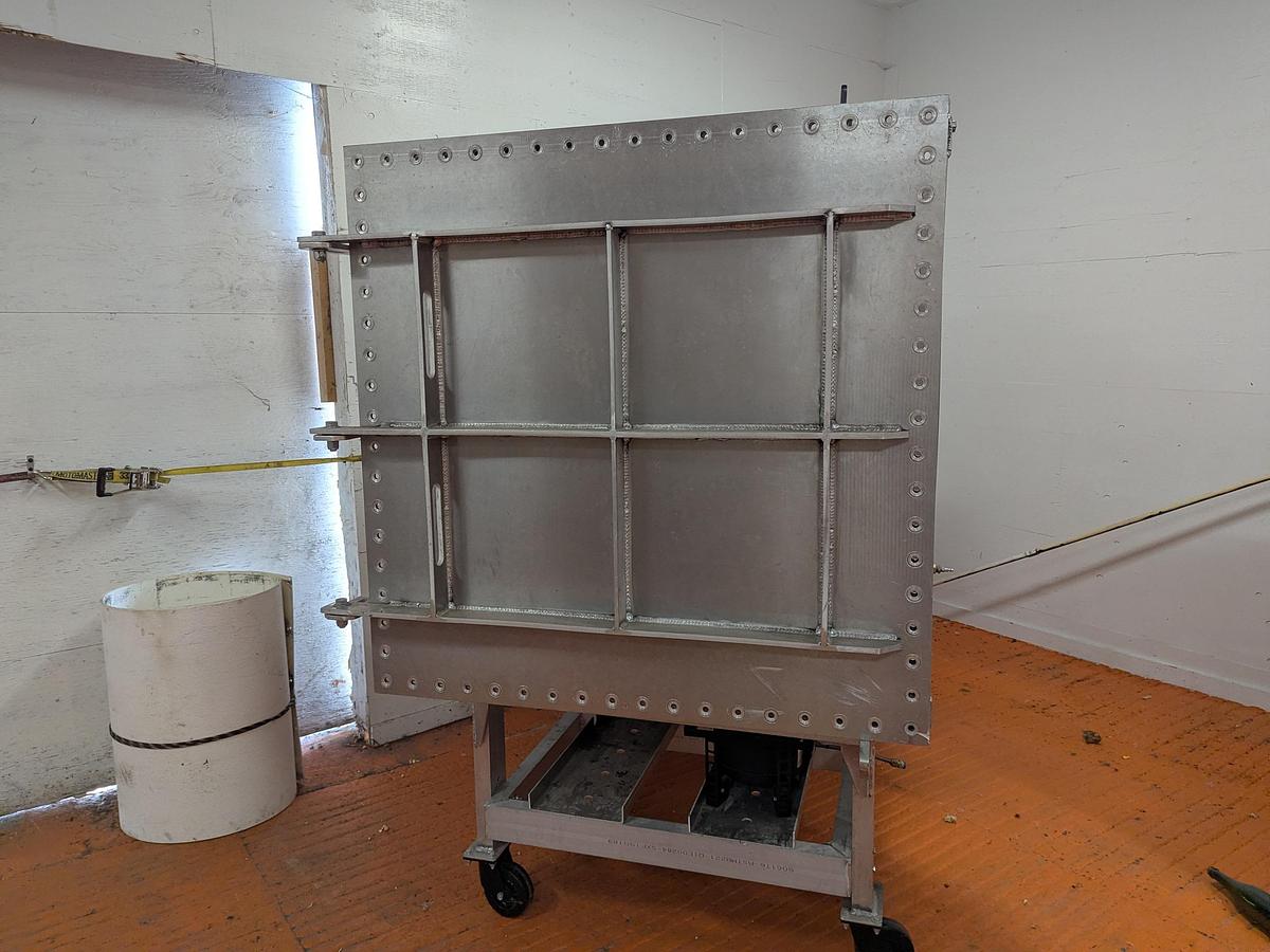 Used Custom Autoclave with Roll-Out Rack