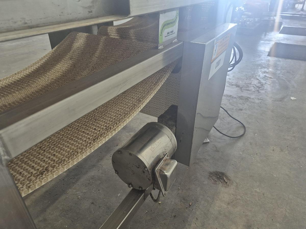 Used 5.10 ft Flat Belt Conveyor 