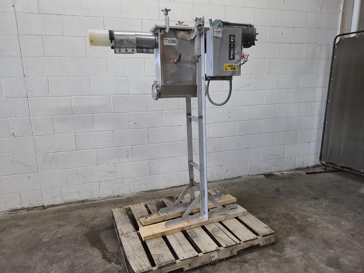 Used Flexicon Flexible Screw Conveyor Discharge Head & Drive