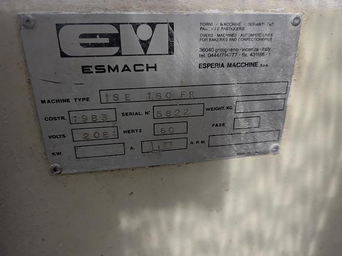 Used Esmach ISE 160FR Tilting Spiral Mixer