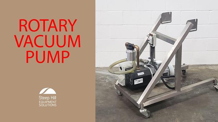 Used Sogevac SV 40 Rotary Vane Vacuum Pump