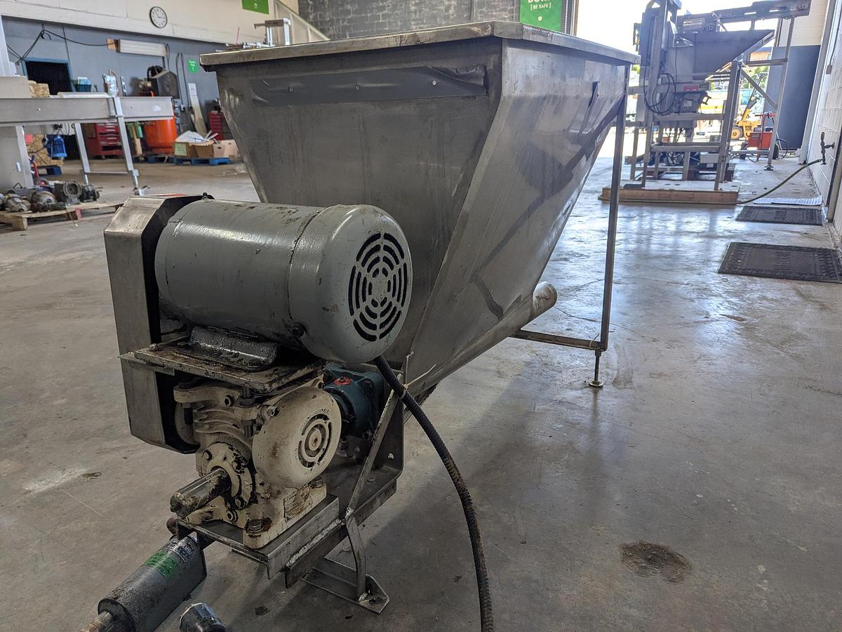 Used SS Hopper with Auger