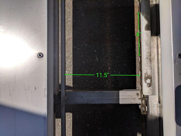 Used 6' dump height Bucket Elevator