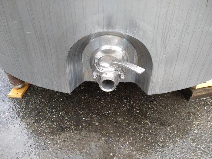 Used APV Crepaco 600 Gallon Jacketed Dairy Tank