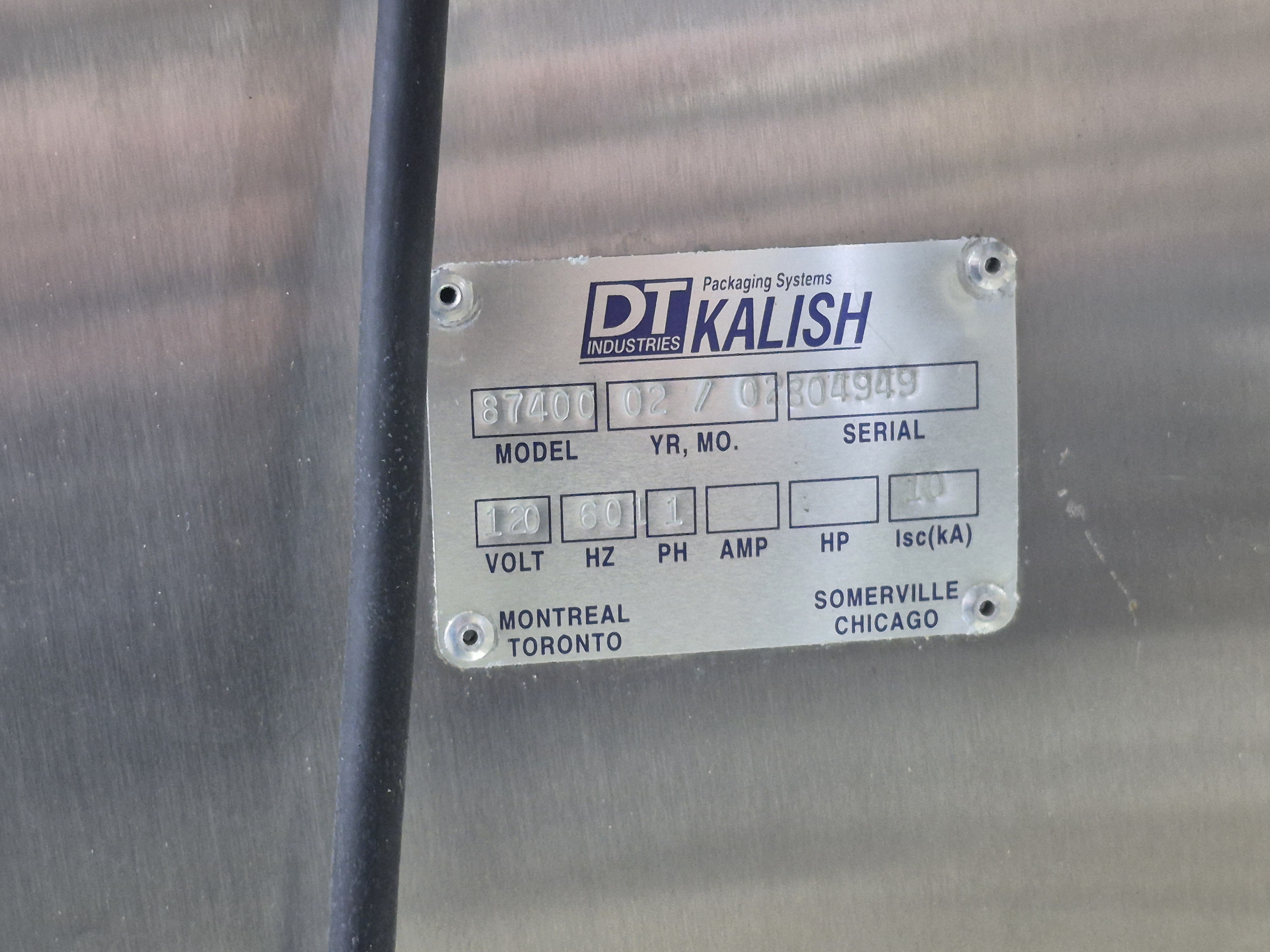 Used Kalish 87400 Cap Elevator