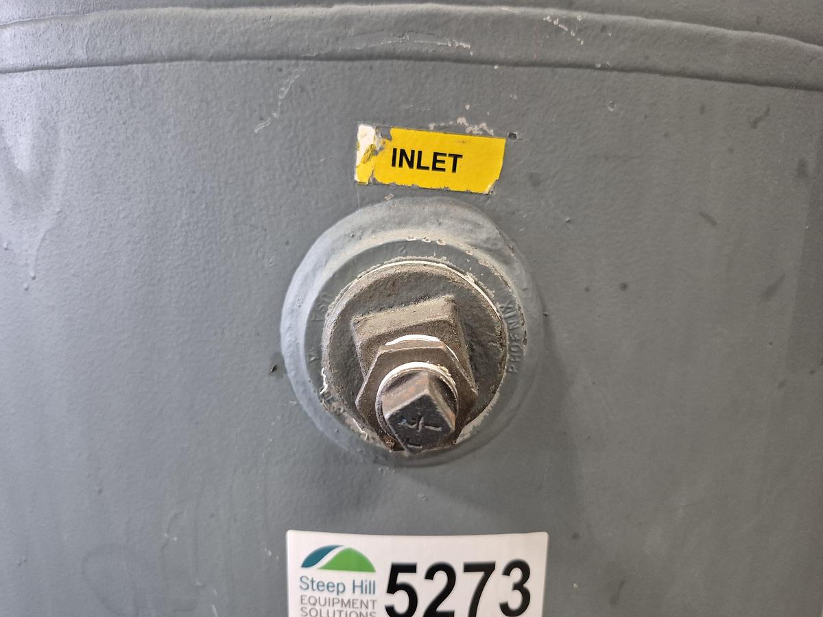 Used Buckeye Boiler Company 120-Gallon Vertical Air Receiver Tank