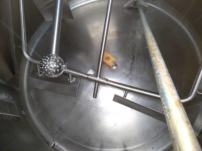 Used APV Crepaco 600 Gallon Jacketed Dairy Tank