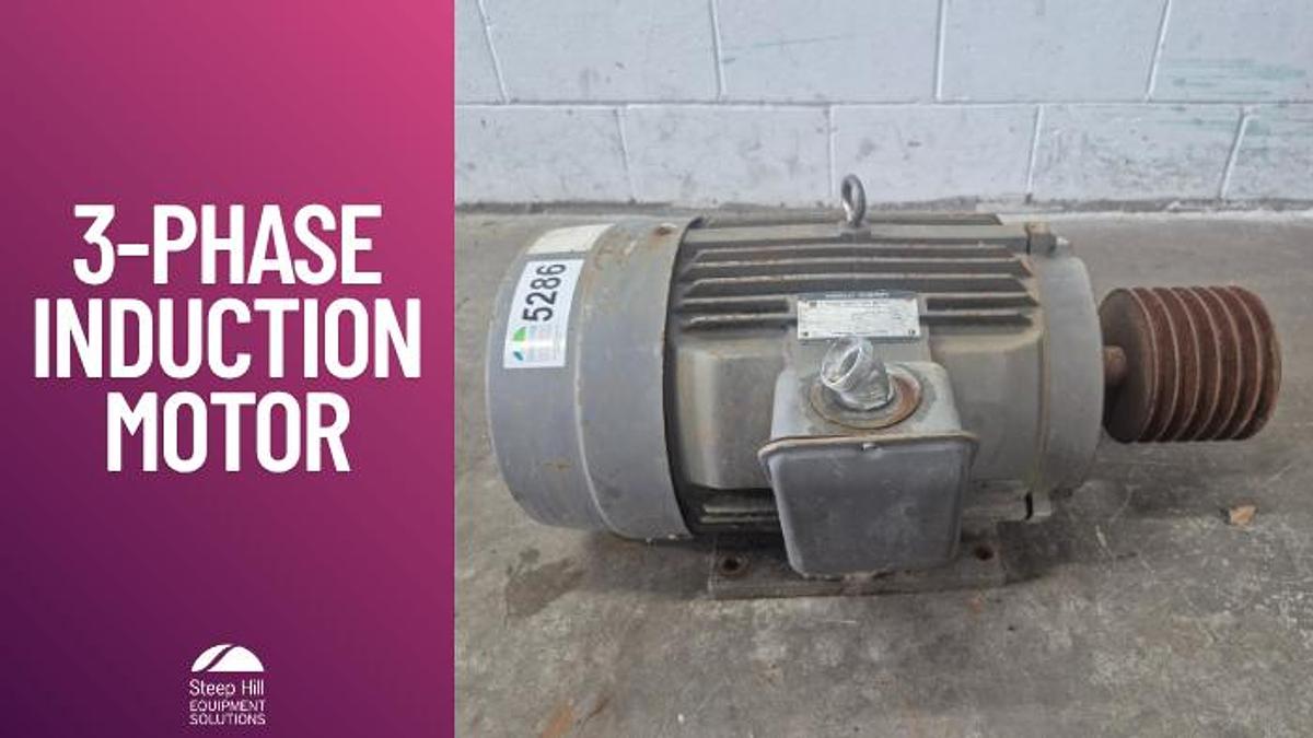 Used World Energy 3 Phase Induction Motor