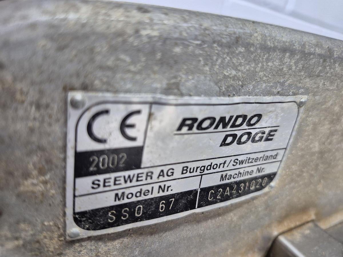 Used Rondo Doge Reversible Dough Sheeter