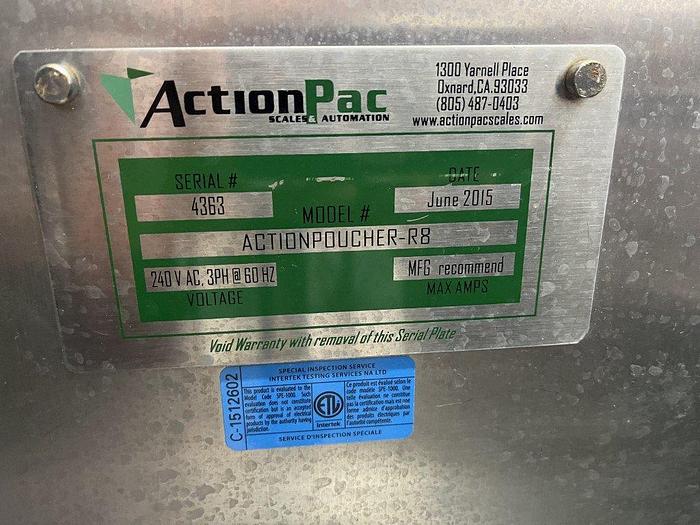 Used ActionPack R8 Rotary Poucher