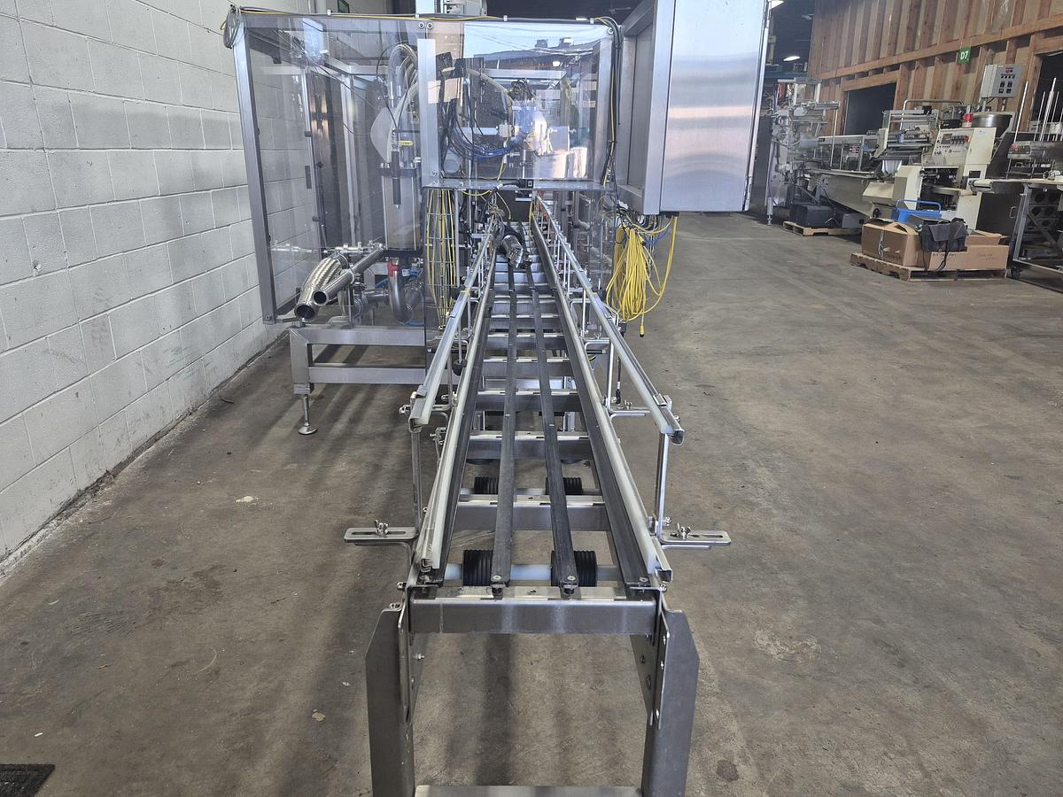 Used Pacific Inline Flow Meter Liquid Filling Machine